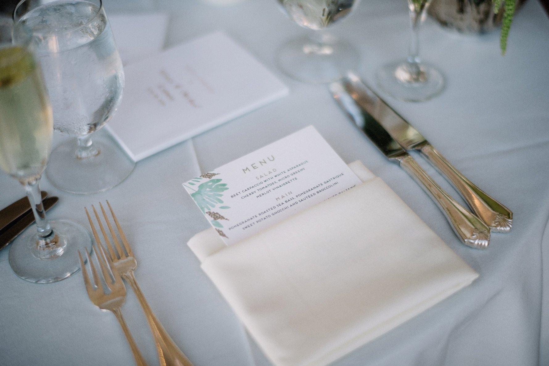 wedding details at the state room,