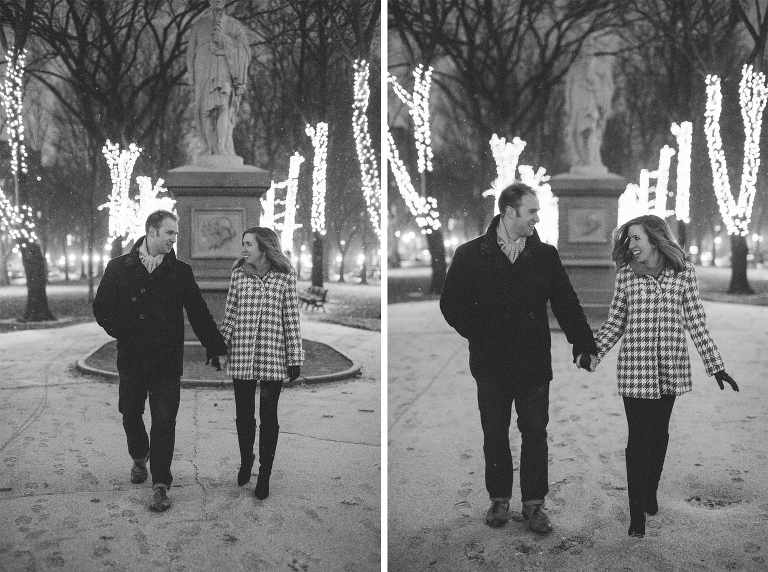 Snowy Boston Engagement | https://callanphoto.com/