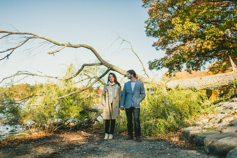 Jamaica Pond Engagement // www.callanphoto.com