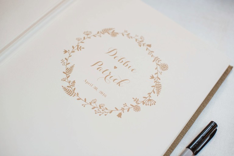 wedding guest book,