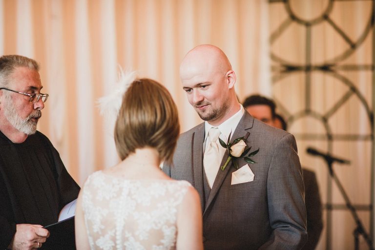 groom at wedding ceremony,wedding ceremony at alden castle,