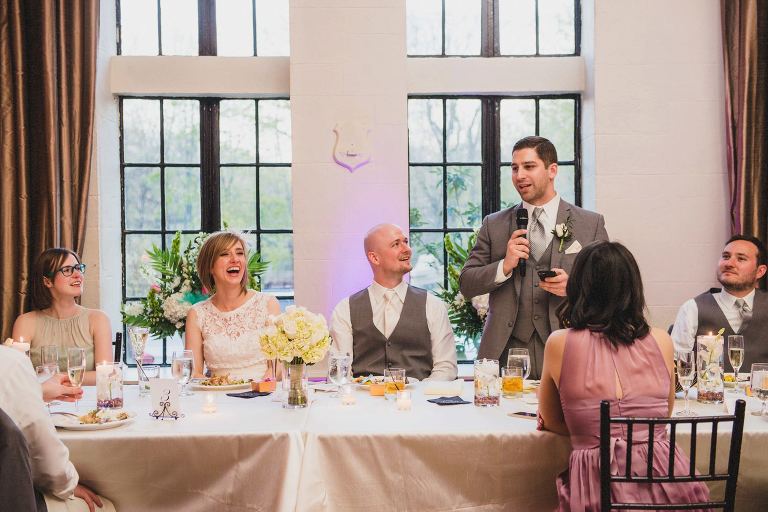 head table at alden castle,