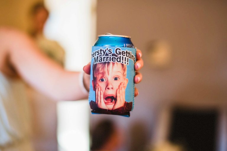 home alone wedding detail,