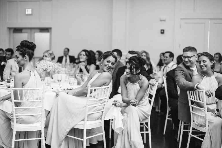 guests at lakeview pavilion wedding,