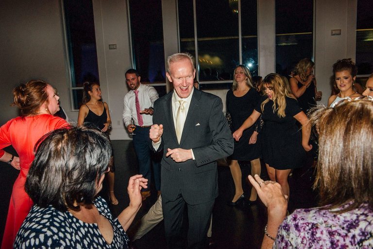 party at lakeview pavilion wedding,