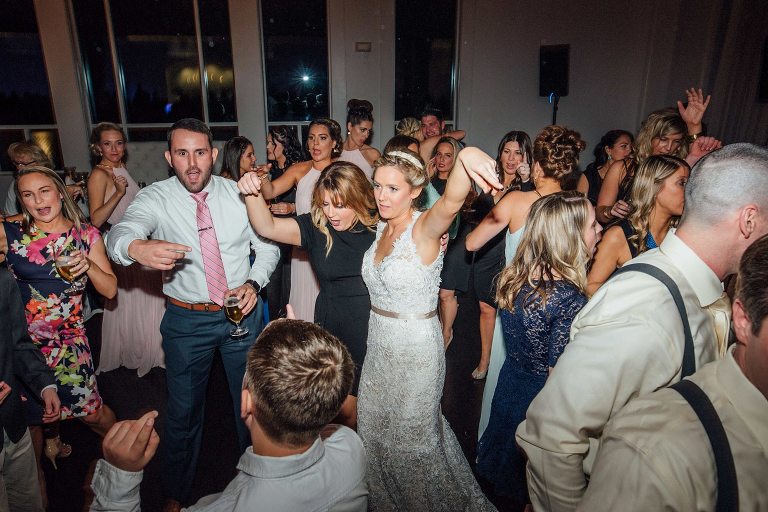wedding dance party at lakeview pavilion,