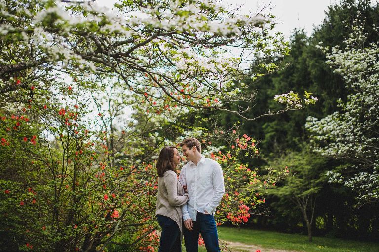 springtime in maudslay state park,