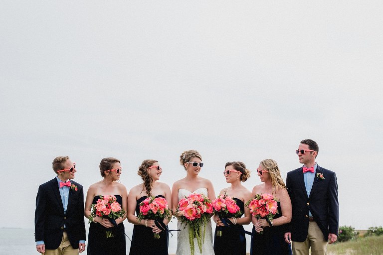 cape cod bridal party,