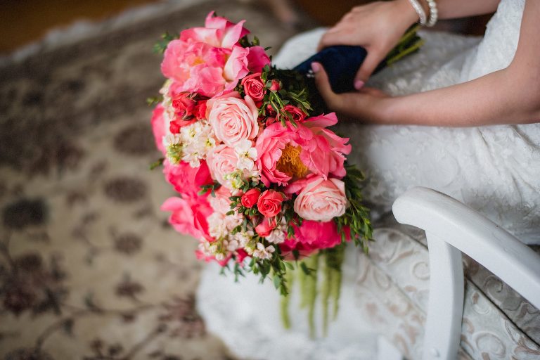 J Smith Floral design at cape cod wedding,