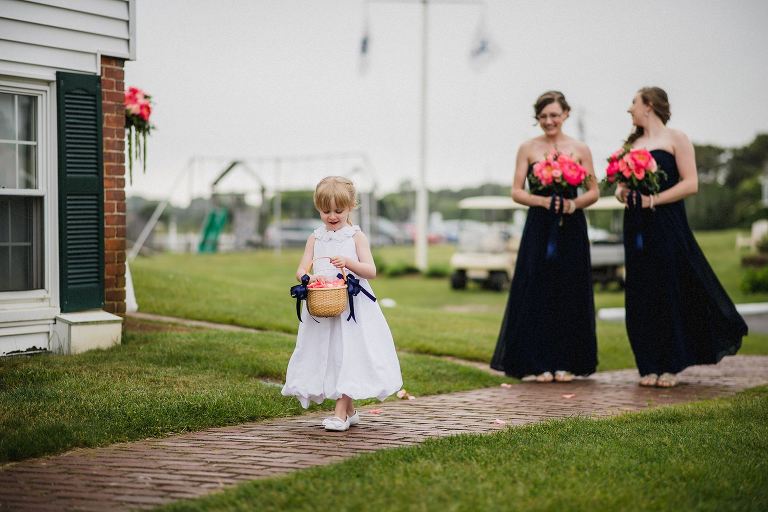 flower girl cape cod wedding,