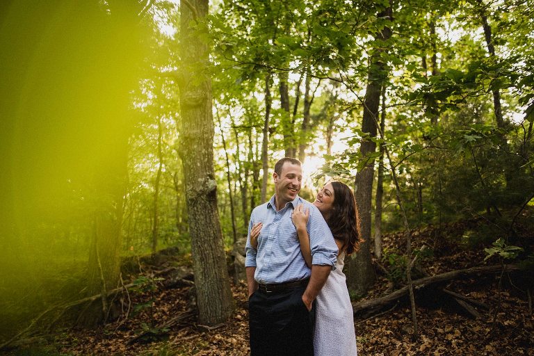 engagement photos at horn pond,