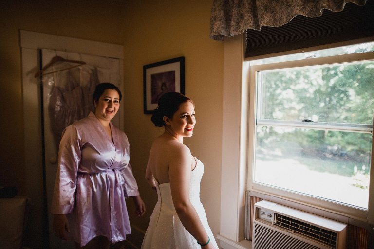 New Hampshire backyard wedding,