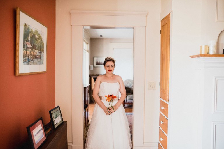 New Hampshire backyard wedding,