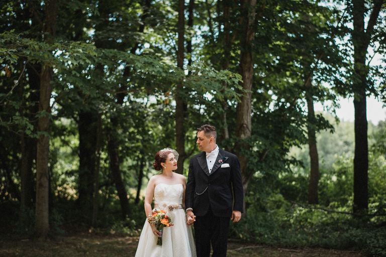New Hampshire backyard wedding,