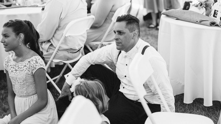 New Hampshire backyard wedding,